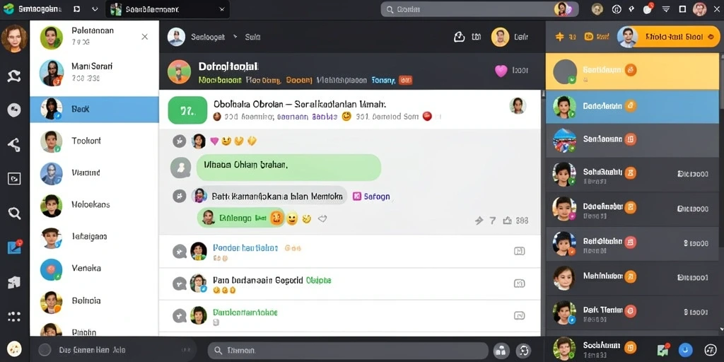 Tampilan antarmuka yang menarik dalam ACEPARTY.