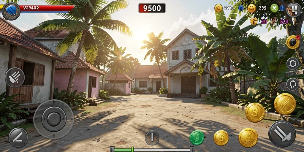 Tampilan grafis yang memukau saat menjelajahi dunia game.