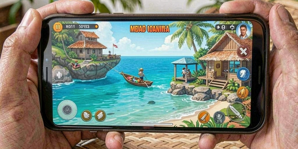 Tampilan awal permainan yang memikat.