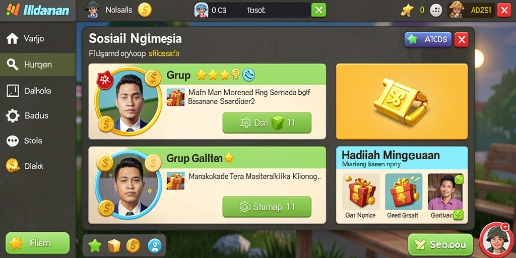 Tampilan antarmuka yang intuitif dan menarik.
