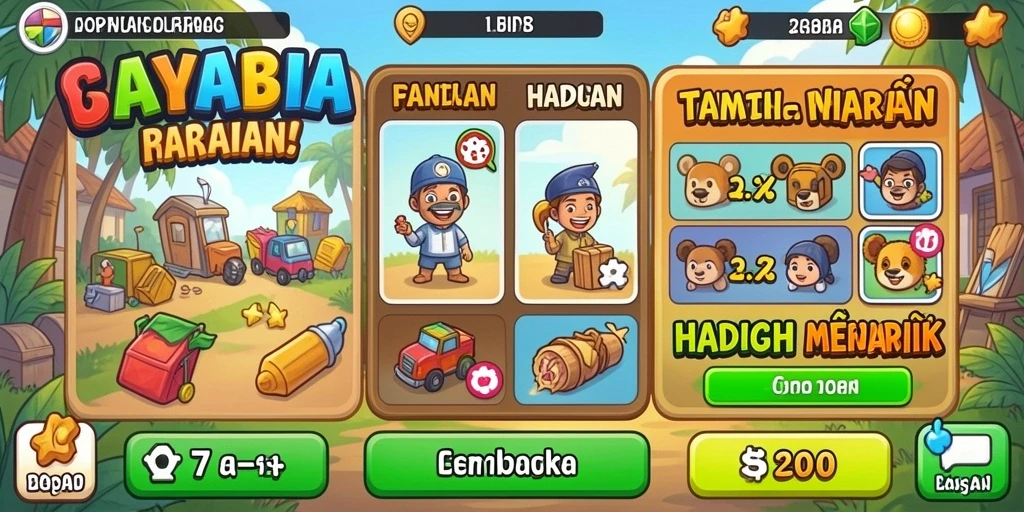 Tampilan antarmuka KAOSTOGEL yang modern dan intuitif.