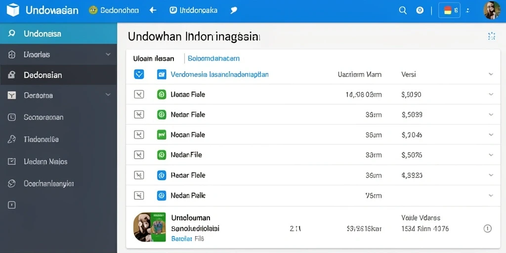 Tampilan antarmuka yang intuitif dan user-friendly.