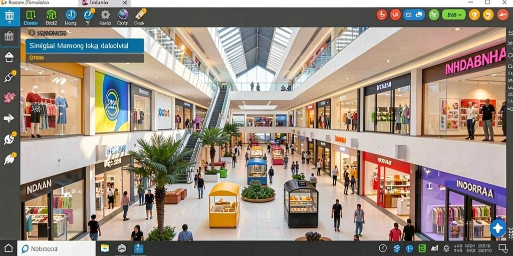 Screenshot menunjukkan tampilan antarmuka pengguna yang menarik.