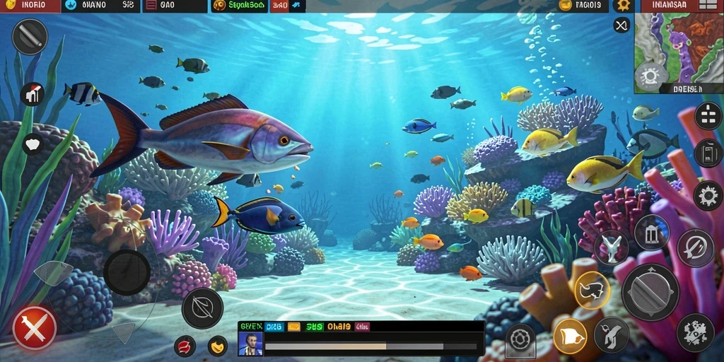 Screenshot menunjukkan level yang menantang dan grafis yang indah.