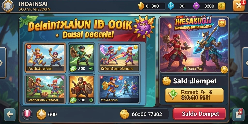 Tampilan awal yang menarik dan mudah dipahami.