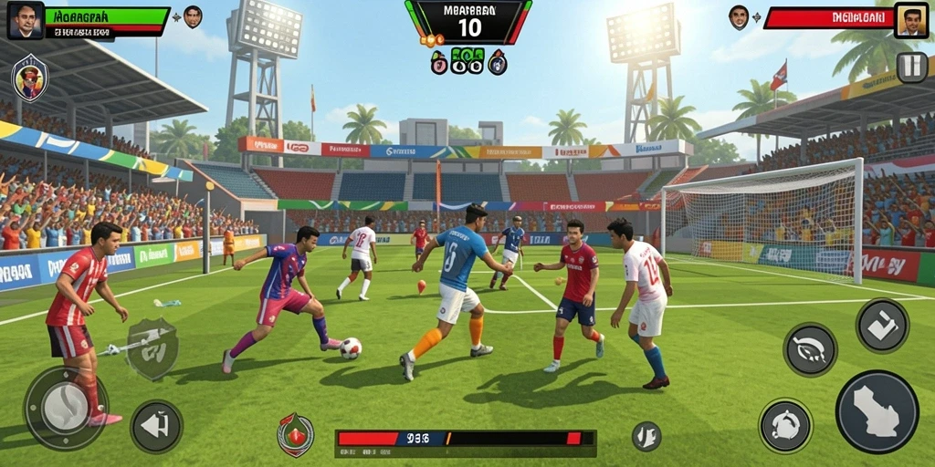 Tangkapan layar menunjukkan grafik permainan yang menakjubkan.