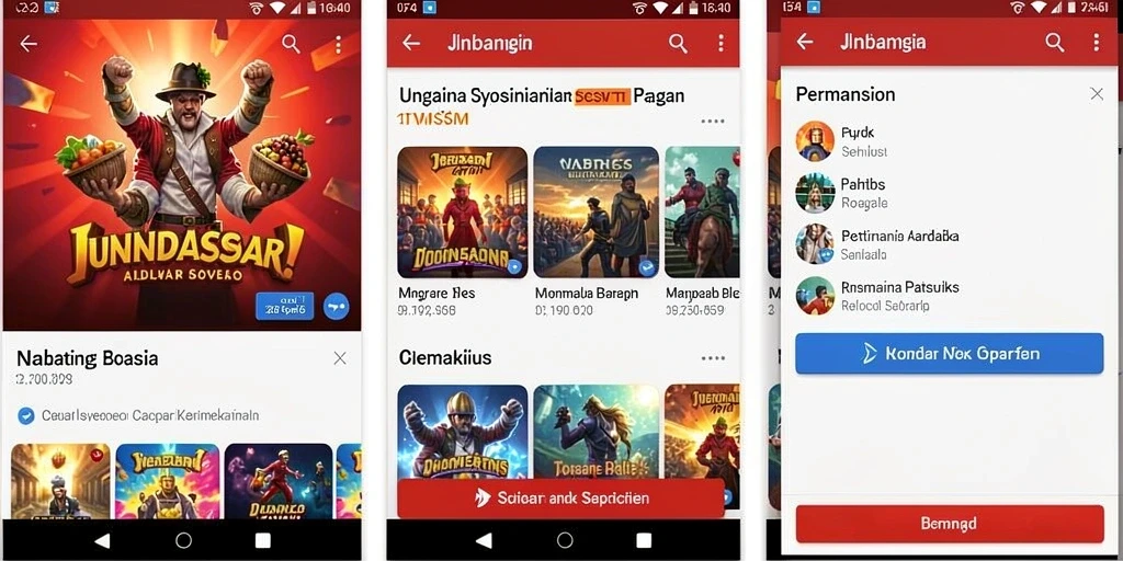 Antarmuka utama PULITOTO yang penuh warna.