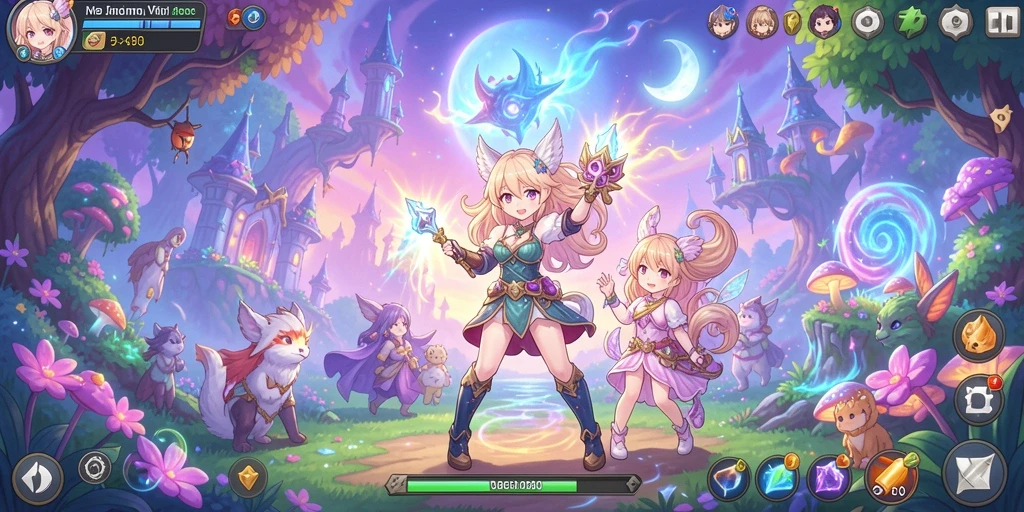 Tampilan antarmuka game yang menarik.