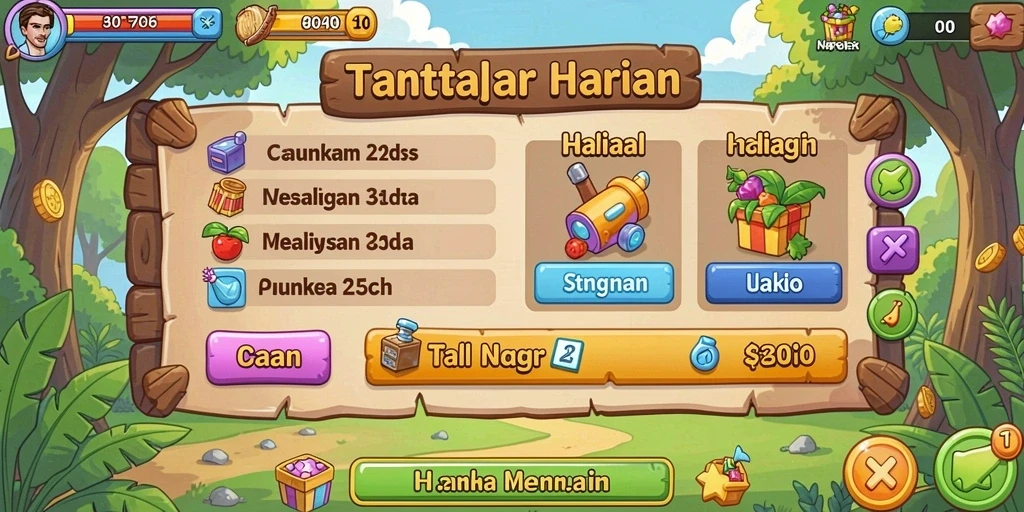 Tampilan awal aplikasi YOWESTOGEL yang menarik.